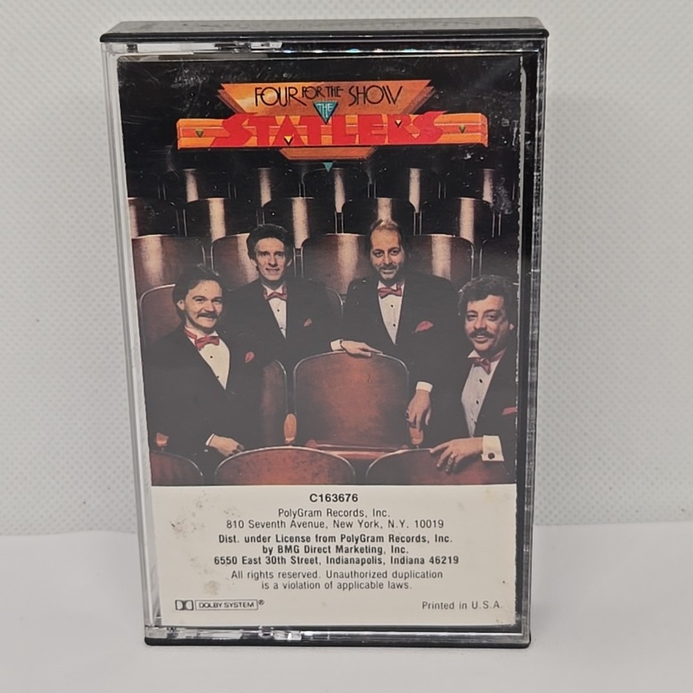 The Statler Brothers Four for the Show Cassette Tape 1986 Polygram Country Album